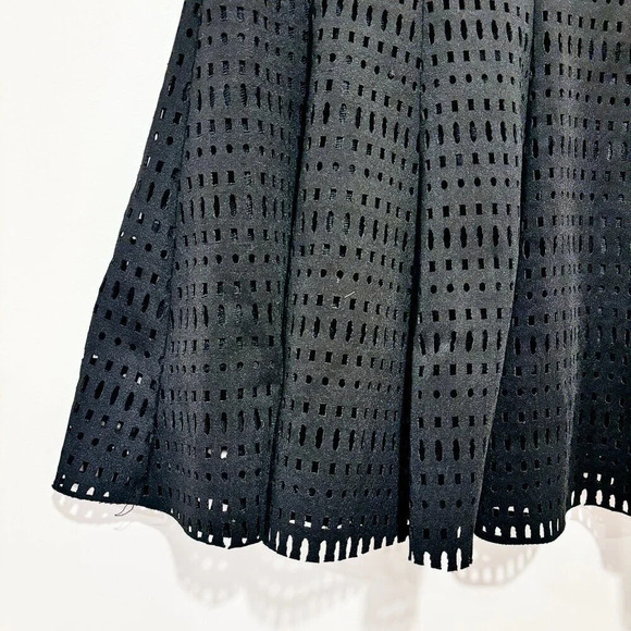 GLAMOROUS Black flared mesh skirt | Circle cut, elegant flowy design | X-Small * - Picture 3 of 6